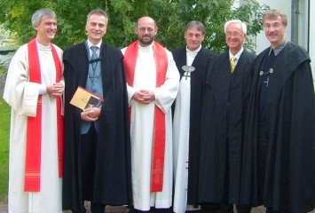 bei der Aufnahme in die Evangelische Michaelsbruderschaft