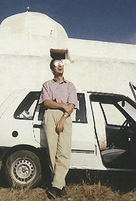 at a Marabou near Oulad Rhfir, Morocco, May 1994 expecting the annular eclipse