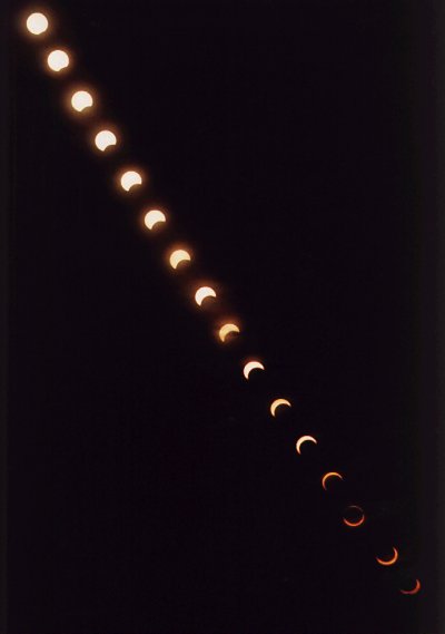 ringf�rmige Sonnenfinsternis 10.05.1994 Oulad Rhfir bei Berreschid/Marokko, Aufnahme: K. Schulze-Frerichs
